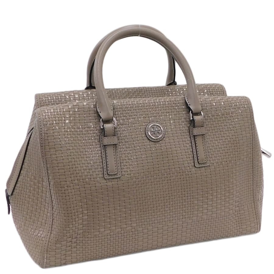 1円 ■美品■ TORY BURCH トリーバーチ PVC×レザー G金具 トートバッグ ハンドバッグ 手提げ 手持ち ベージュ系×ブラック系 Z0851BM TORY 1円 トリーバーチ お洒落 ■-23 通勤