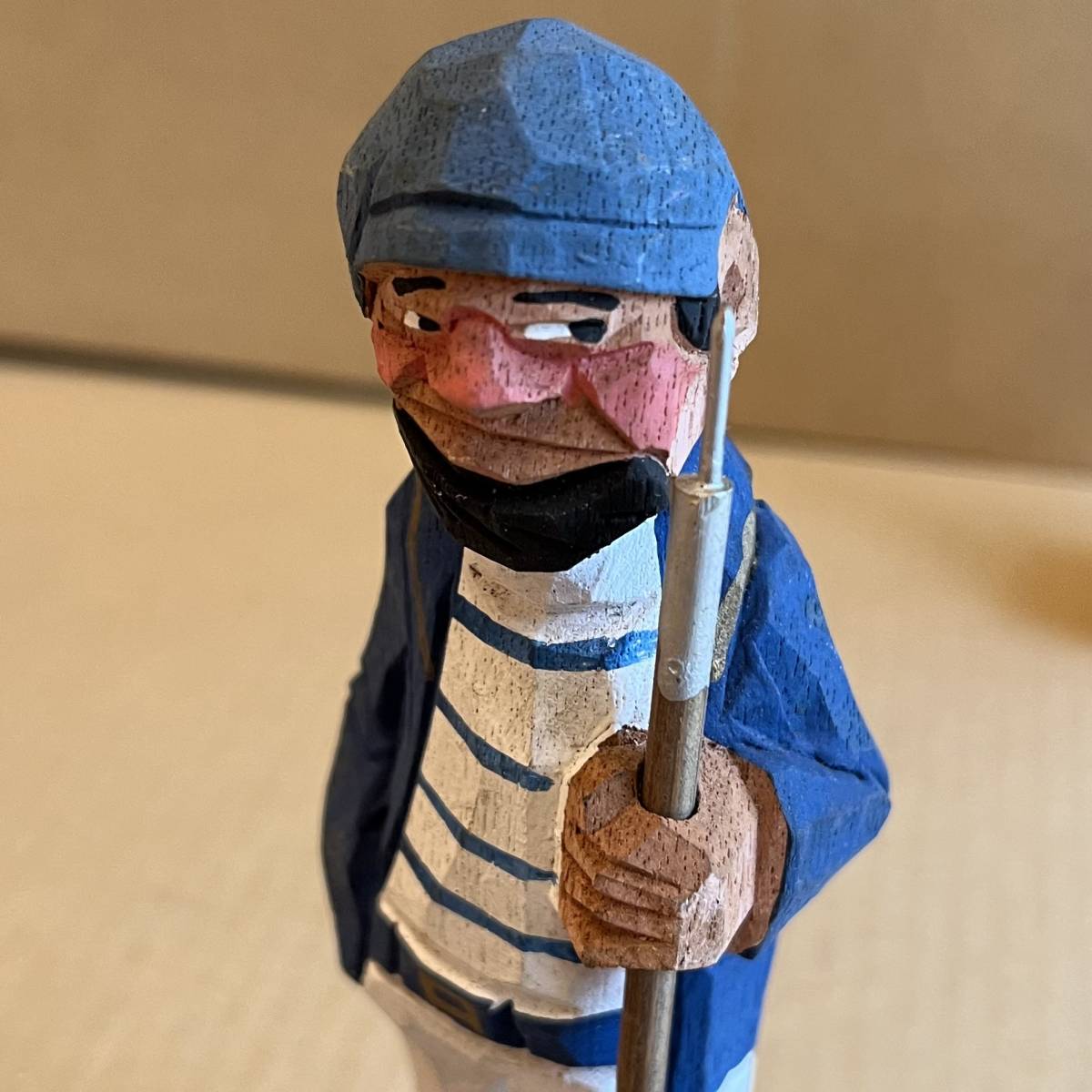 □まとめて!□マドロス人形（約16cm）合計3体セット!□木彫り 置物