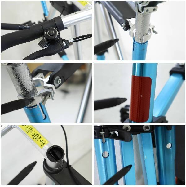☆現状品 コンパクト☆折り畳み式自転車☆【パーツ現状・破損欠品あり】☆