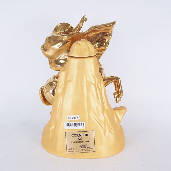 【未開栓】 ブランデー CORNEUR XO コナー 陶器 700ml 40％ ☆ コナー XO 陶器ボトル 金/ゴールド ※ 700ml/2，178g 40% フレンチ