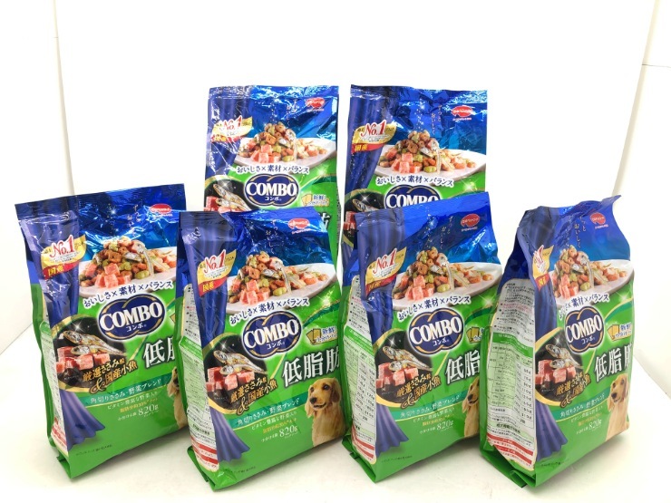 【送料無料】6個セット！日本ペットフード コンボドッグ 低脂肪 角切りささみ・野菜ブレンド ◆賞味期限 2023年6月