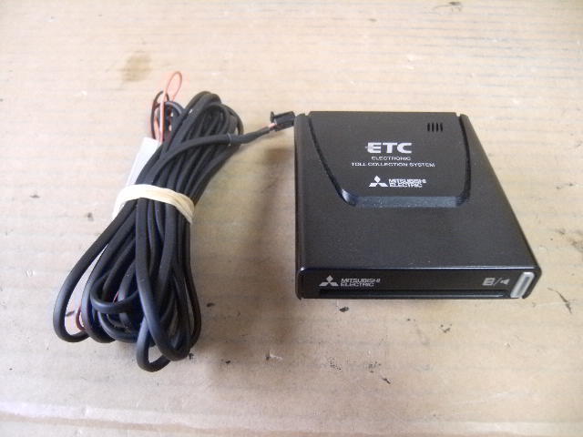 三菱電機製 ETC 「EP9U512V」 軽自動車登録 音声付 ブラック 美品 完動品