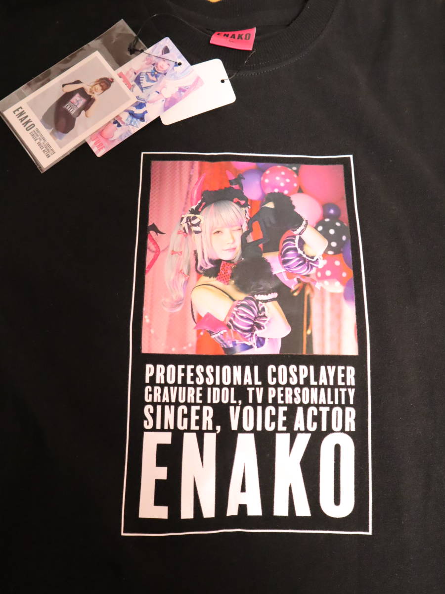 えなこ×しまむら 半袖Tシャツ 黒・白 2枚セット Mサイズ 新品未使用  