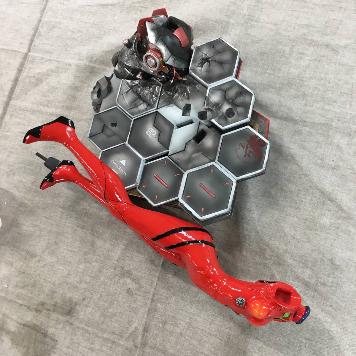 ジャンク品 スタースペース エヴァンゲリオン ワンダースタチュー 式波
