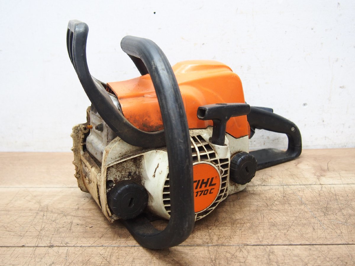 2R0324-3 STIHL スチール エンジンチェーンソー MS170C ジャンク 2R0324-3 STIHL スチール エンジンチェーンソー MS170C ジャンク