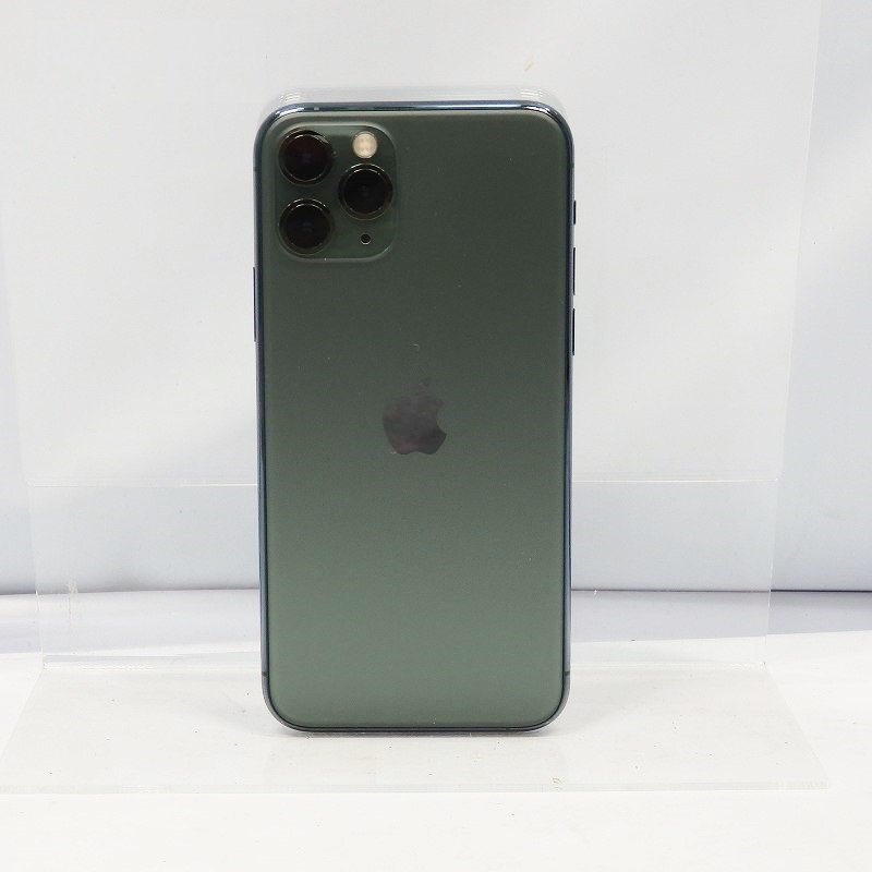 1円～ Apple SIMフリー iPhone11Pro 512GB MWCG2J/A ミッドナイトグリーン【栃木出荷】