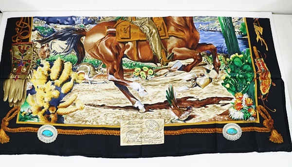 HOT,送料無料 ○佐川急便60サイズ O3S56 スカーフ HERMES エルメス 86.5cm×86.5cm 袋有 タグ付き 現状品