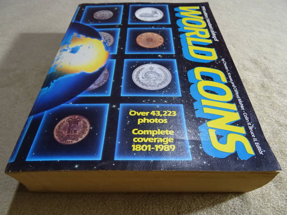 入手難!! WORLD COINS 世界のコインカタログ ワールドコインズ 1990年度版 超大型本 1856ページ(まるで旧電話帳!!) 洋書 金貨  銀貨 古銭 貴重な史料u203c️「世界のコイン基準カタログ」19世紀第二版Standard - Yahoo!オークション coins」(本、雑誌)  catalog」の落札 ...