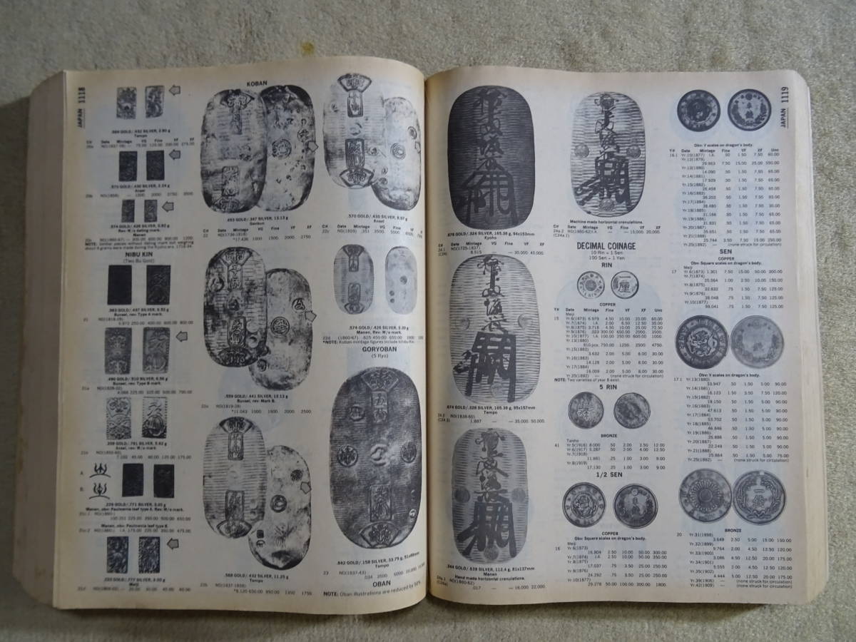 入手難!! WORLD COINS 世界のコインカタログ ワールドコインズ 1990年度版 超大型本 1856ページ(まるで旧電話帳!!) 洋書 金貨  銀貨 古銭 貴重な史料u203c️「世界のコイン基準カタログ」19世紀第二版Standard - Yahoo!オークション coins」(本、雑誌)  catalog」の落札 ...