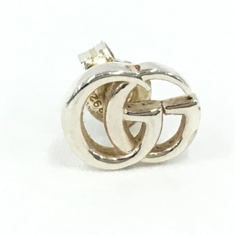 【BCAZ0017】グッチ　GG　ピアス　Ag925　0.9g 片方のみ