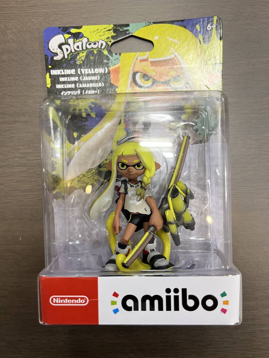 新品未開封 インクリング イエロー スプラトゥーン3 amiibo アミーボ