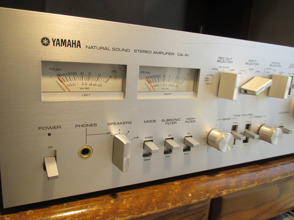 CA-R1 YAMAHA プリメインアンプ 音出し確認 通電確認済み YouTube