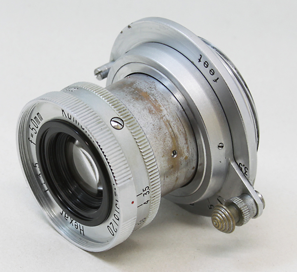 Hexar 50mm F3.5 沈胴 L39 コニカ ヘキサー Hexar 50mm F3.5 ライカL