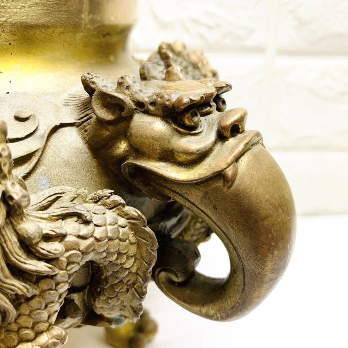 中国翡翠香炉　龍　三つ足台付 61HUIQ6FFkL._UF894,1000_QL80_.jpg