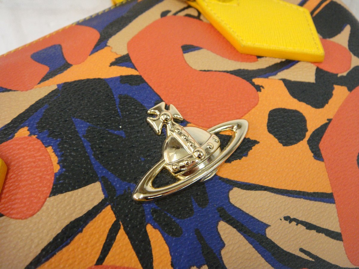 3406T【本物保証】 Vivienne Westwood ヴィヴィアンウエストウッド 2wayボストンバッグ オーブ 美品 訳あり