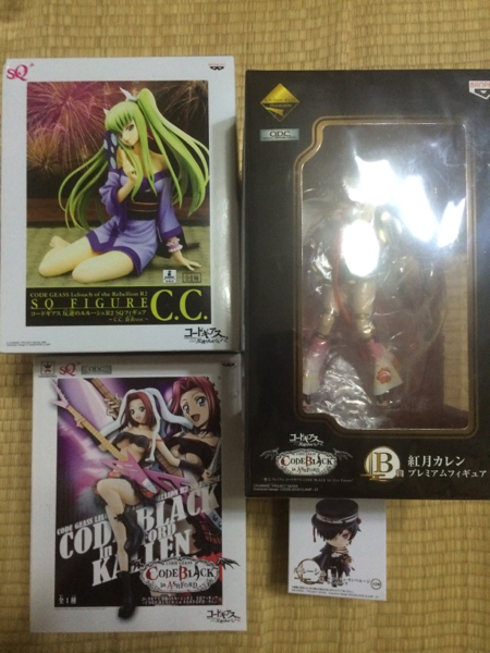 送料込み/コードギアス、カレンB賞、C.C.、ルルーシュ、SQカレン