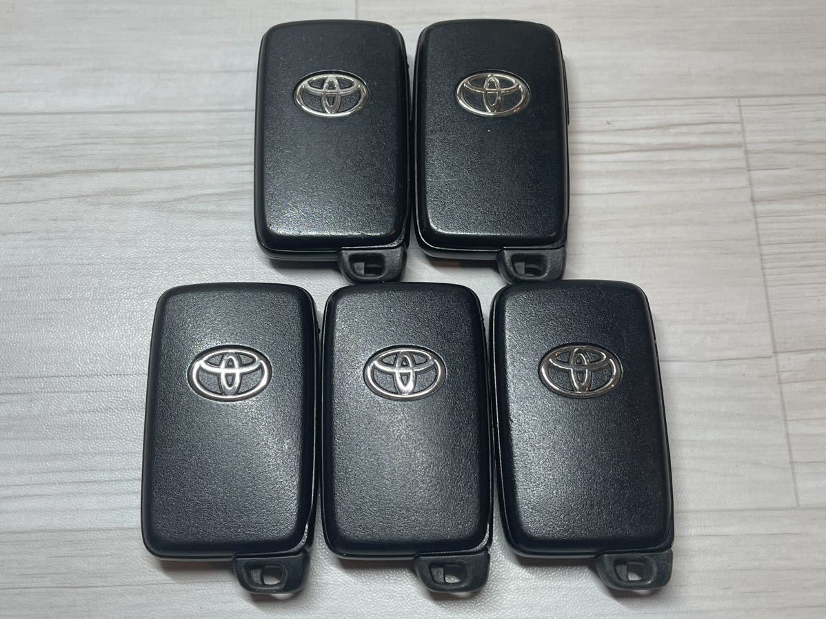 トヨタ 純正 スマートキー 2ボタン 5個セット 基盤271451-5300プリウス