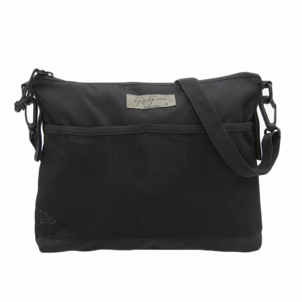 ヨウジヤマモト Yohji Yamamoto ニューエラ サコッシュ ショルダーバッグ 黒 ブラック 2019ss [Y01815]