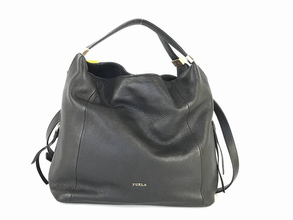 フルラ FURLA ショルダーバッグ レザー 2WAY 1円 ハンドバッグ 2way 