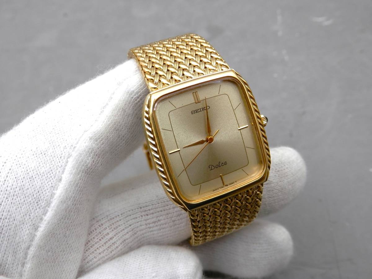 SEIKO DOLCE メンズクォーツ 約50g 稼働現状品 売り切り SEIKO 