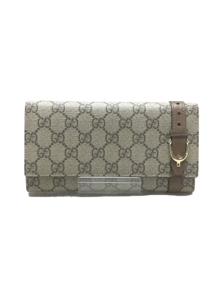 GUCCI ニース 長財布 ベルト公式 GG金具 ラウンドファスナー GUCCI◇GG