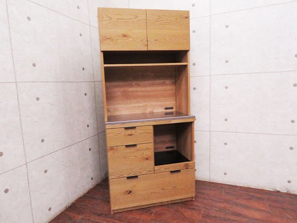 □展示品□unico/ウニコ□高級□ADDAY(アディ) キッチンボード W820 OP 