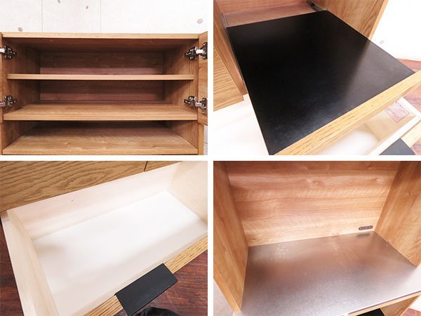 □展示品□unico/ウニコ□高級□ADDAY(アディ) キッチンボード W820 OP 