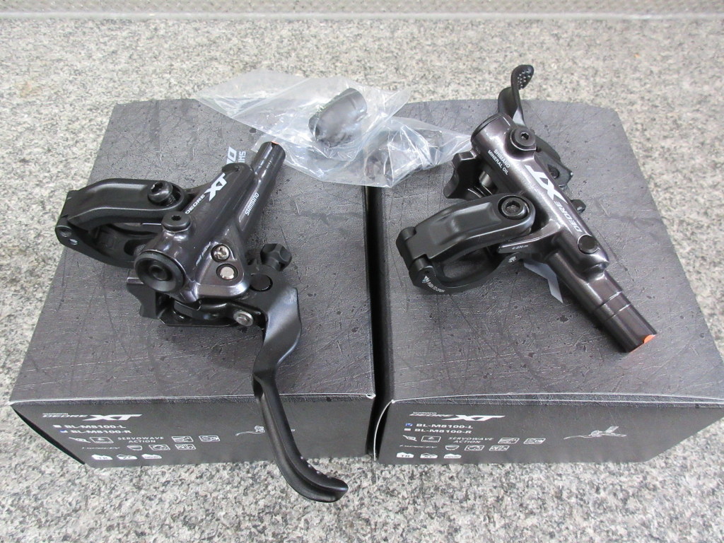 Shimano DEORE XT BL-M8100 左右セット ディスクブレーキレバー・ハイ