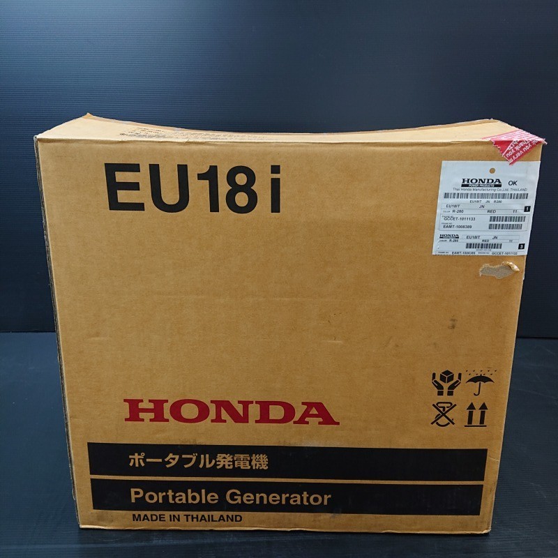 Z07228》HONDA (ホンダ) eU18i 発電機 ガソリン燃料 インバーター搭載