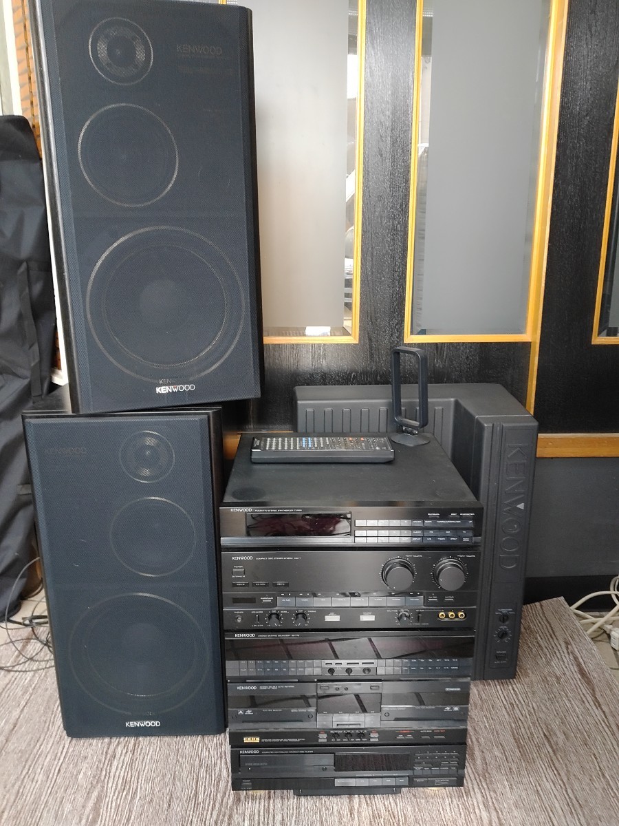 KENWOOD ケンウッド システムコンポ TE-7/A-7E/GE-77E/X-7E/DP-5E/SW 