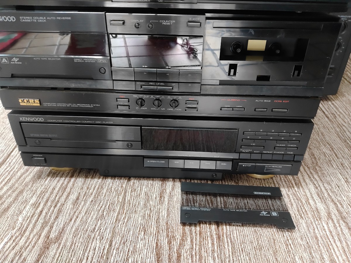 KENWOOD ケンウッド システムコンポ TE-7/A-7E/GE-77E/X-7E/DP-5E/SW 