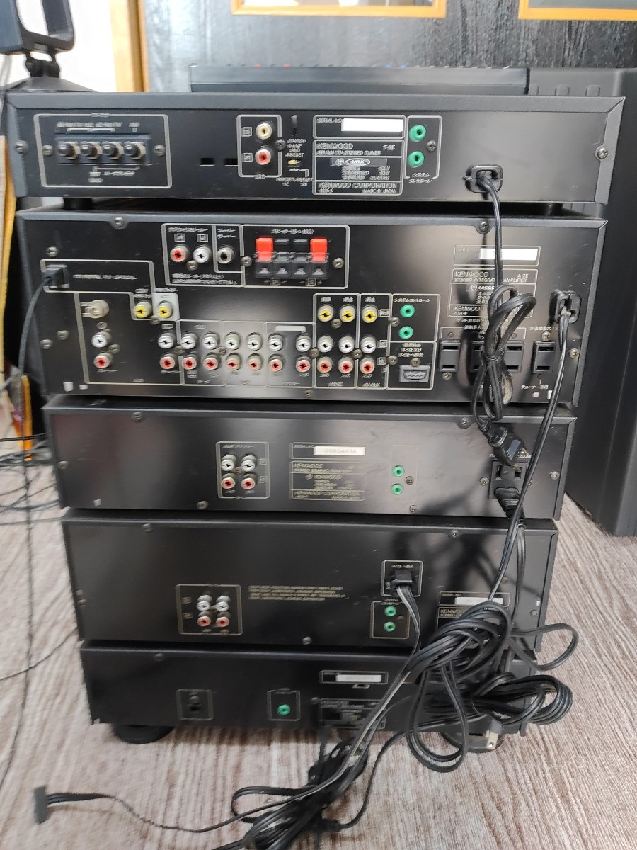 KENWOOD ケンウッド システムコンポ TE-7/A-7E/GE-77E/X-7E/DP-5E/SW 