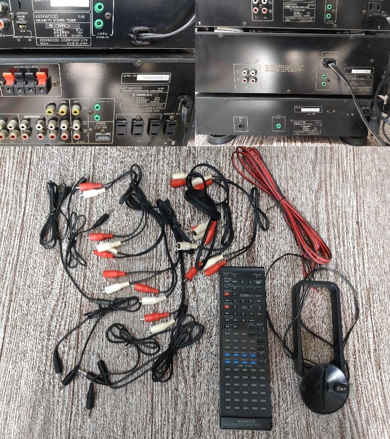 KENWOOD ケンウッド システムコンポ TE-7/A-7E/GE-77E/X-7E/DP-5E/SW KENWOOD ケンウッド システムコンポ TE-7/A-7E/GE-77E/X-7E/DP-5E/SW