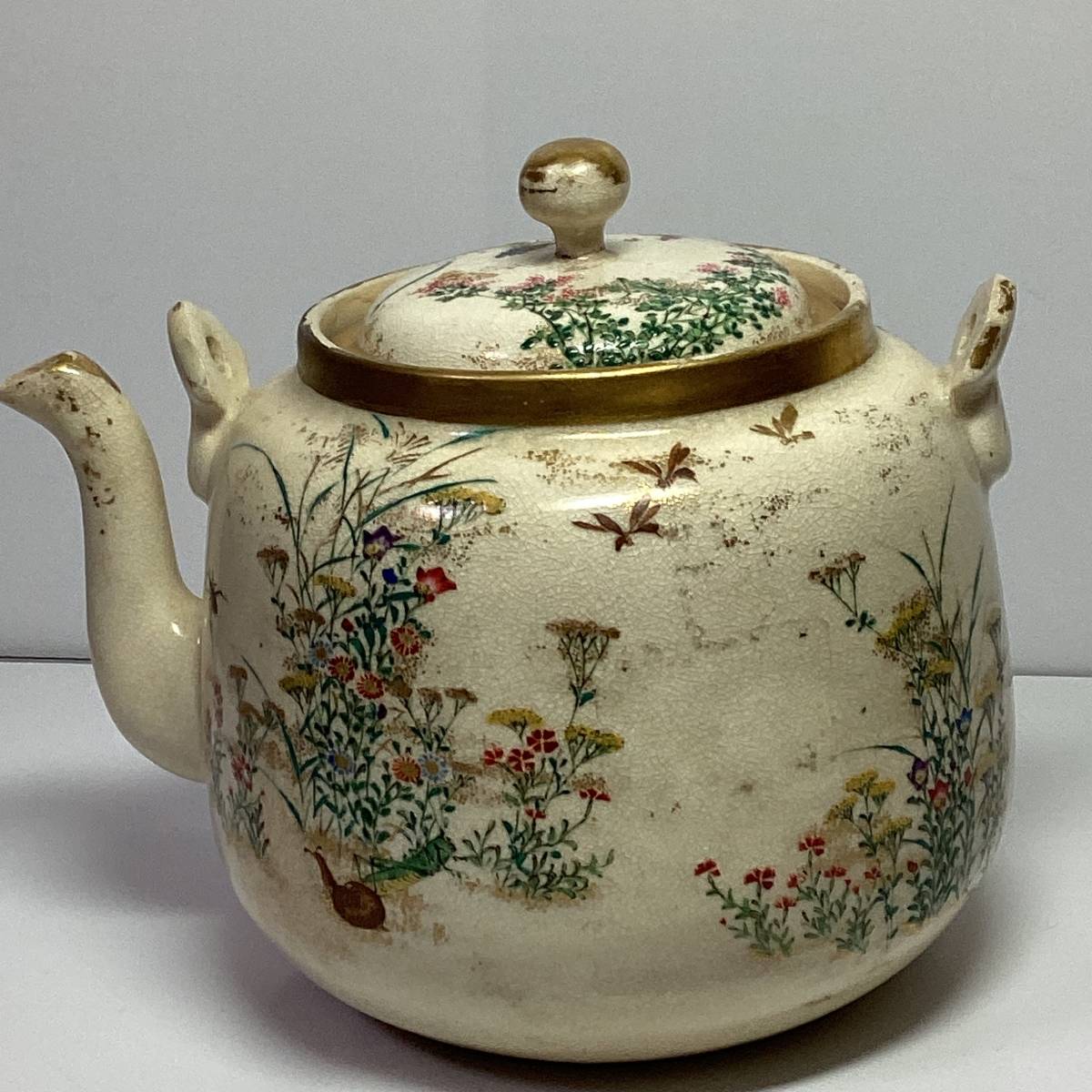 ！！！京焼　超絶細密画　水指！！！ 水指 茶道具 京焼