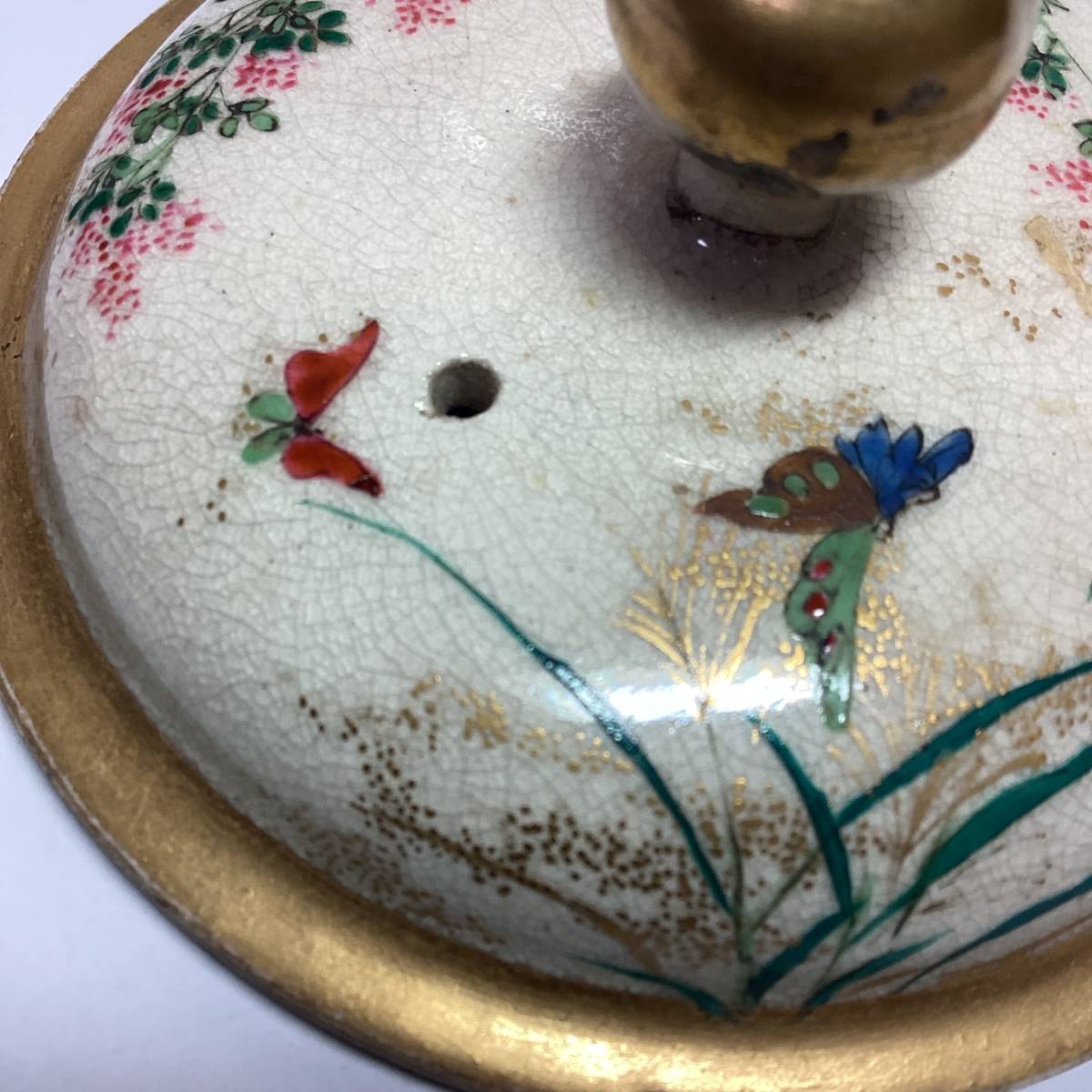 ！！！京焼　超絶細密画　水指！！！ 水指 茶道具 京焼