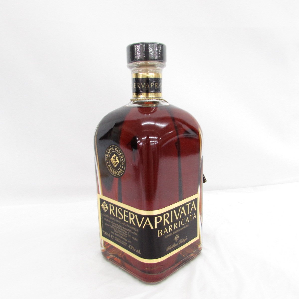 1円～【未開栓】BOTTEGA ボッテガ グラッパ リゼルバ プリヴァダ バリカータ ブランデー 700ml 43.0％ 11205597 0404