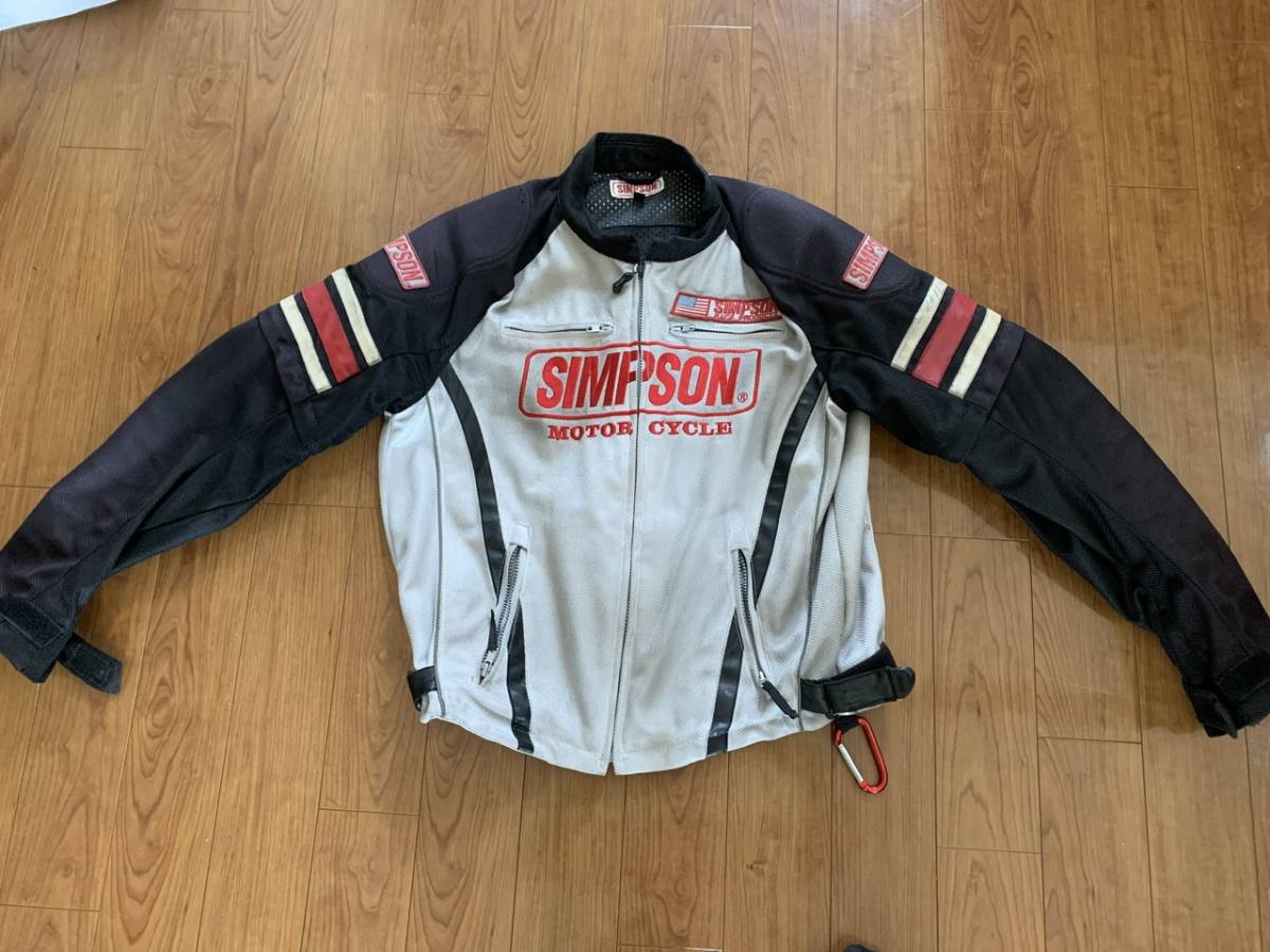 シンプソン 上下セット メッシュ 春 夏 秋 プロテクター XL LL