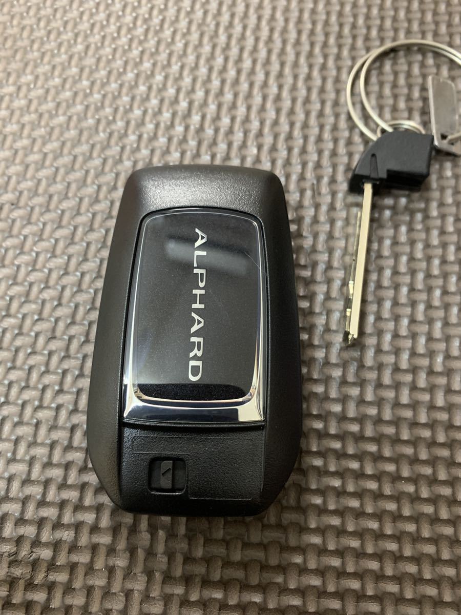 スマートキー 30系アルファード トヨタ 30アルファード 別途キーカット