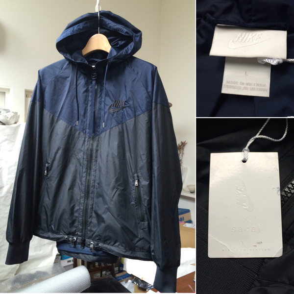 新品 ナイキラボNike sacaiサカイ ウィンドランナー ジャケットL