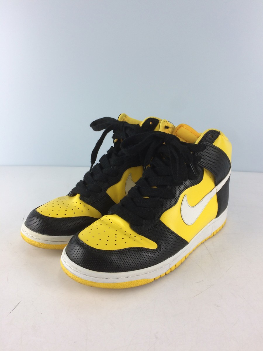 NIKE◆ナイキ/DUNK HIGH/ダンクハイ/イエロー/317982-703/28cm/イエロ/ハイカット/メンズ