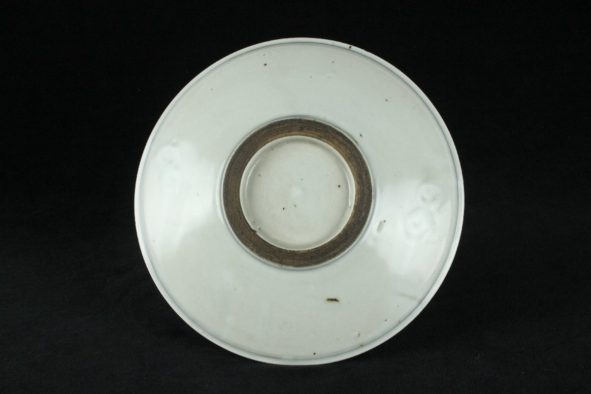 昊】時代 初期伊万里 染付 山水図皿 古美術品[BC34u] 【公式通販】