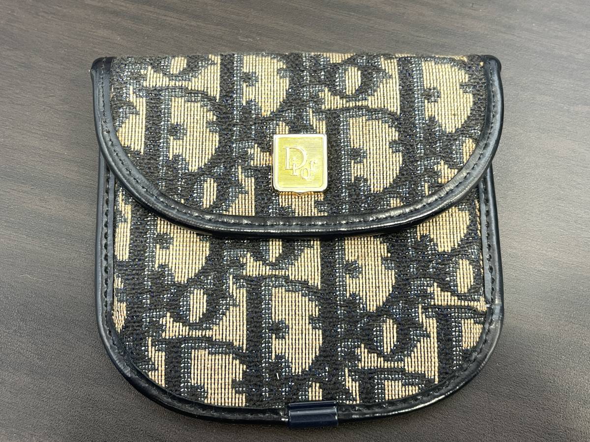 1円 ～ ディオール Dior トロッター柄 コインケース 小銭入れ 財布 レディース ブランド品 中古