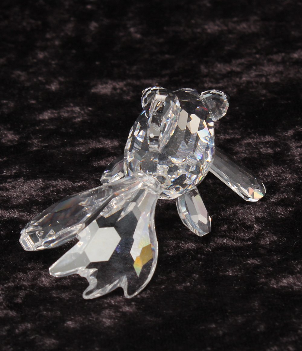美品SWAROVSKIスワロフスキー オブジェ 置物 サル 猿 モンキー