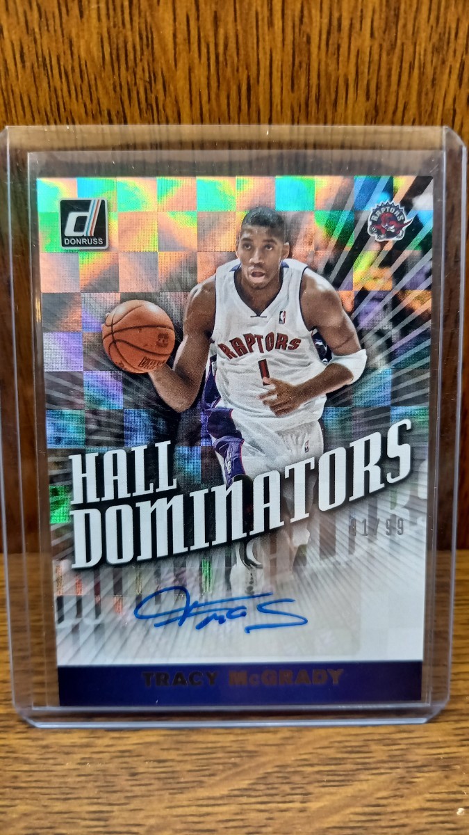トレイシーマグレディ　2019-20　panini basketball donruss tracy McGrady auto NBA 直筆サイン　99シリ