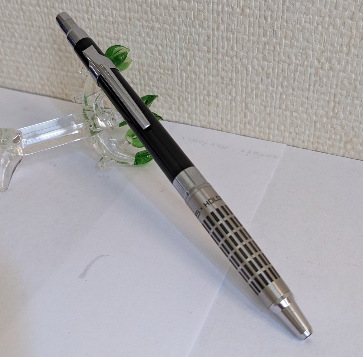 PILOT ハイメカ廃番ホルダー 0.5mm ダブルノック仕様 食刻仕上げ H 