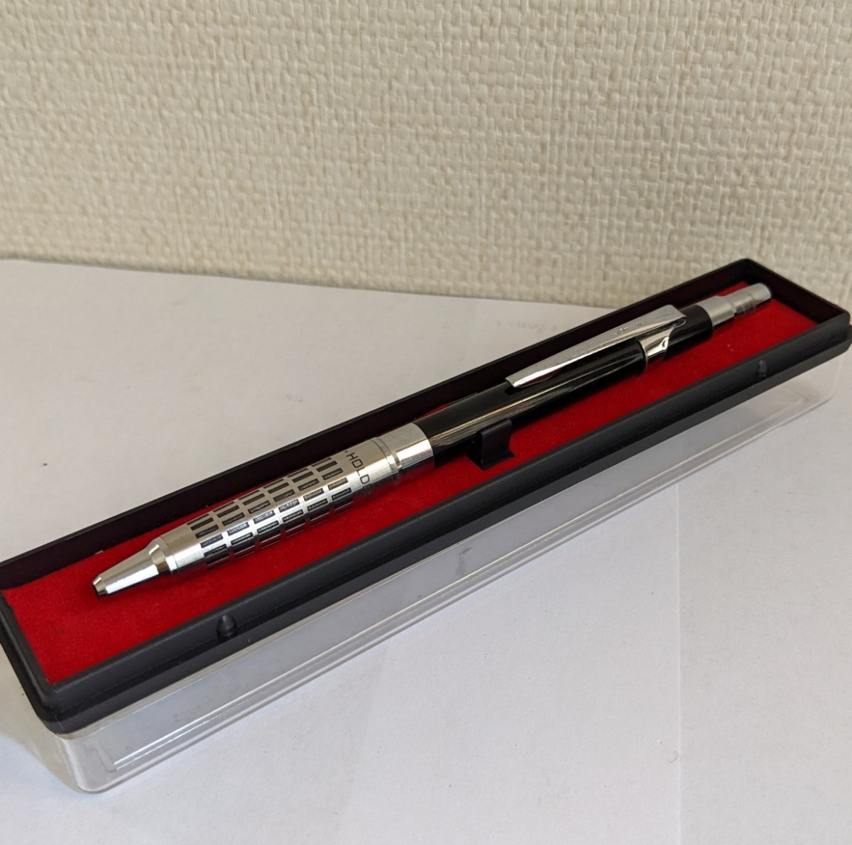 PILOT ハイメカ廃番ホルダー 0.5mm ダブルノック仕様 食刻仕上げ H 