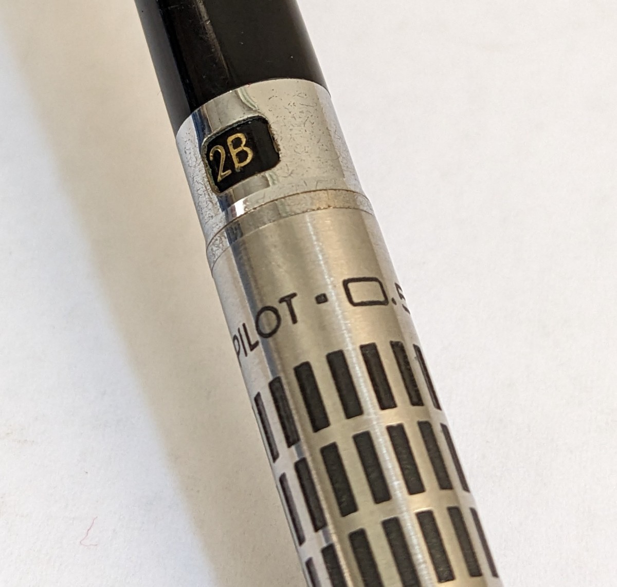 PILOT ハイメカ廃番ホルダー 0.5mm ダブルノック仕様 食刻仕上げ H
