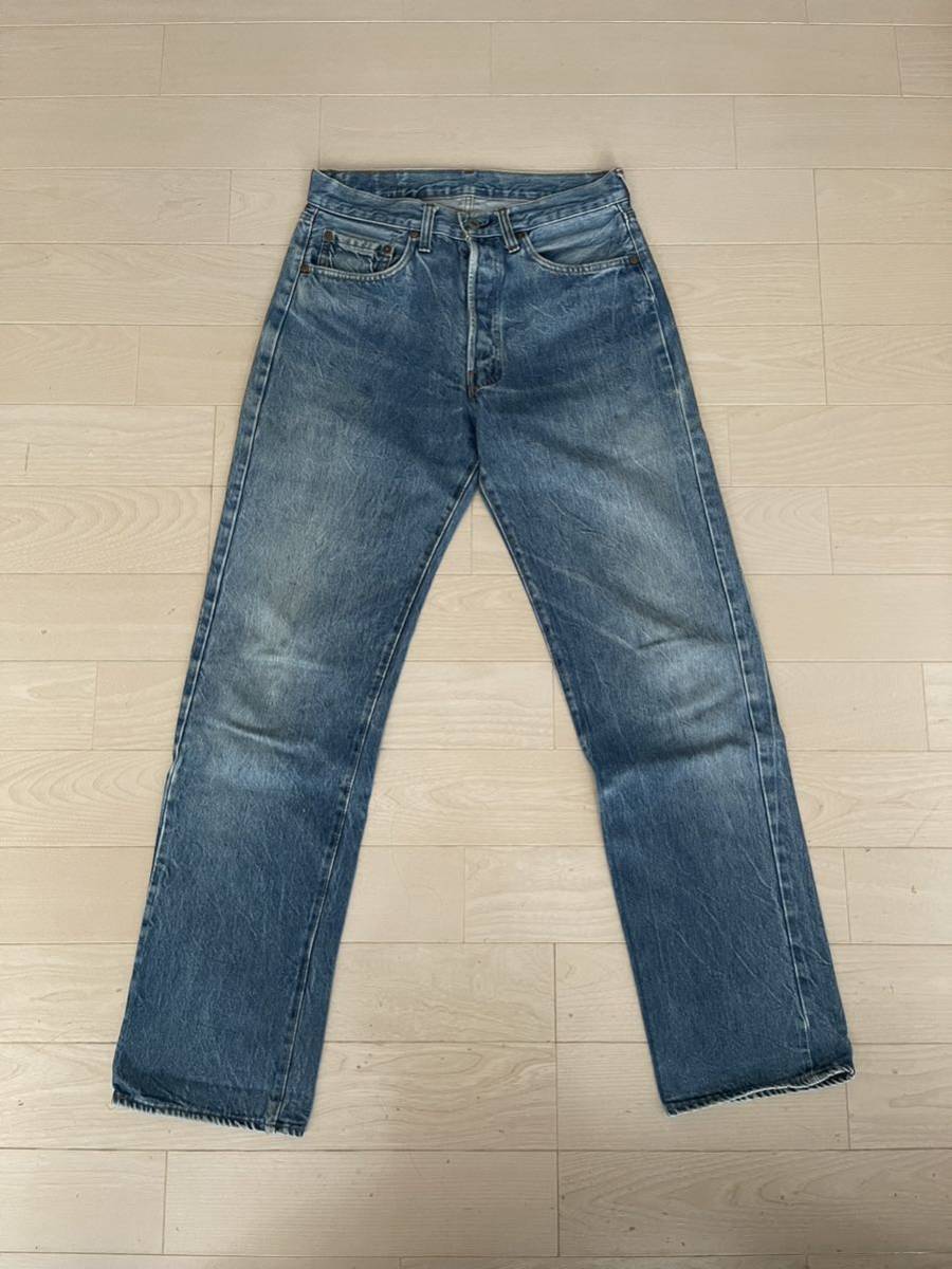 Levi's 66後期 W32 赤耳　ヴィンテージ Levi''s 赤耳 66後期ビンテージ ウエストチェーン ヨーロッパ仕様