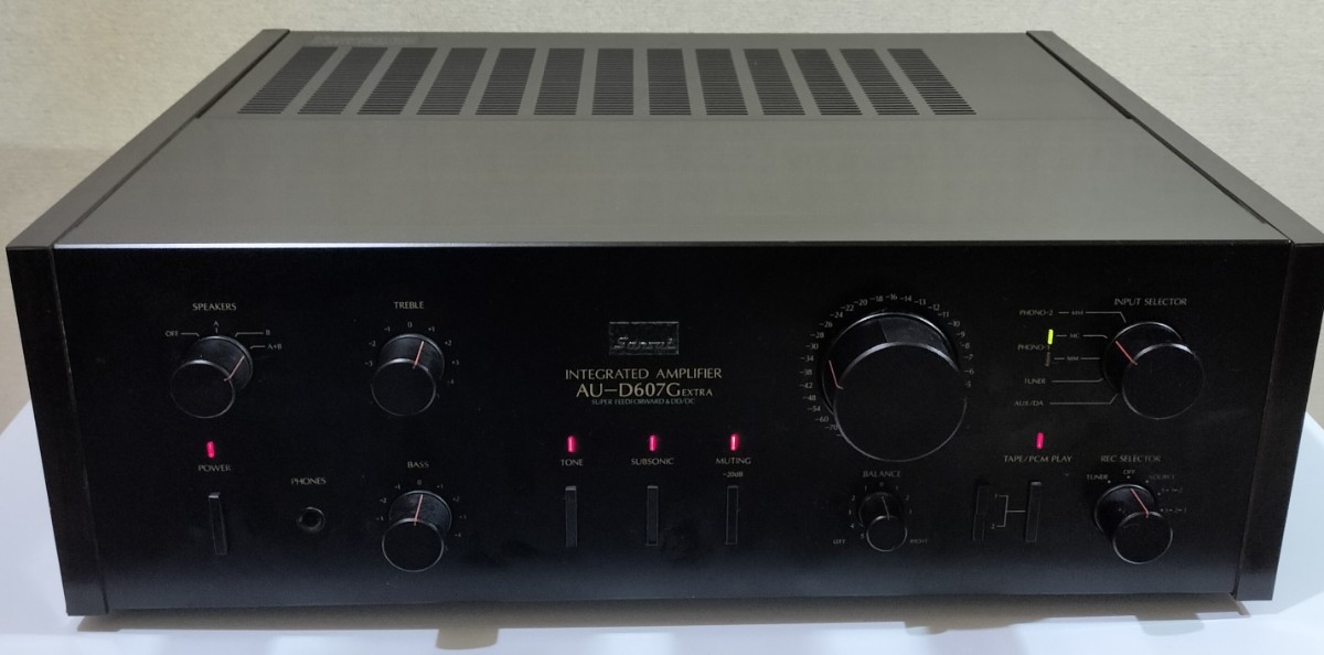 整備品】AU-D607G サンスイ アンプ AU-D607G サンスイ プリメイン