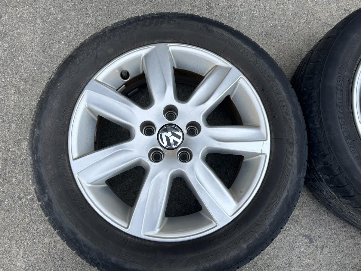 発送　例 230404-タ4 VW ポロ 6R系 純正ホイール 185/60R15 スクラップ価格より
